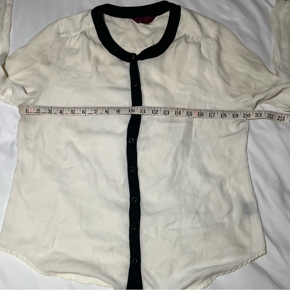 212 Collection Medium Button Down Long Sleeve White - Picture 4 of 9